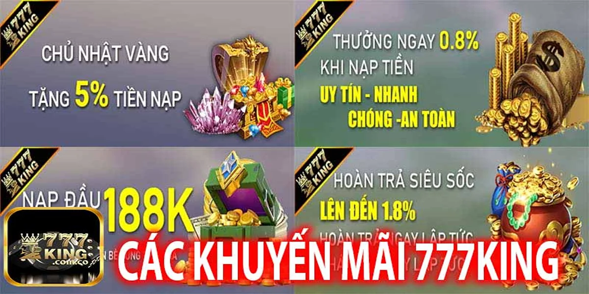 777king cac khuyen mai